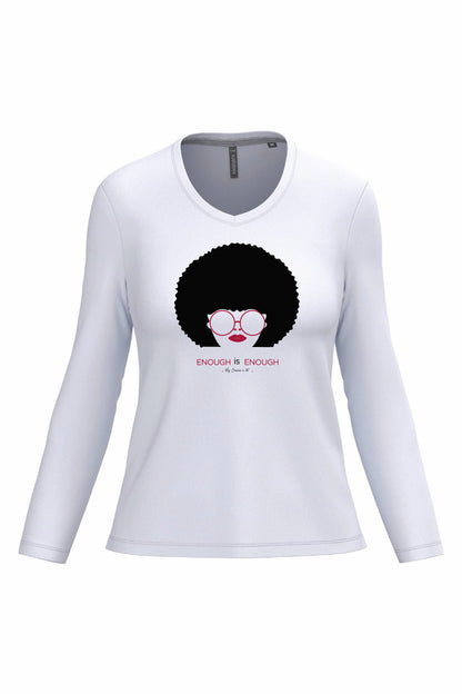 Camiseta de mujer "Iconic" de manga larga de algodón orgánico