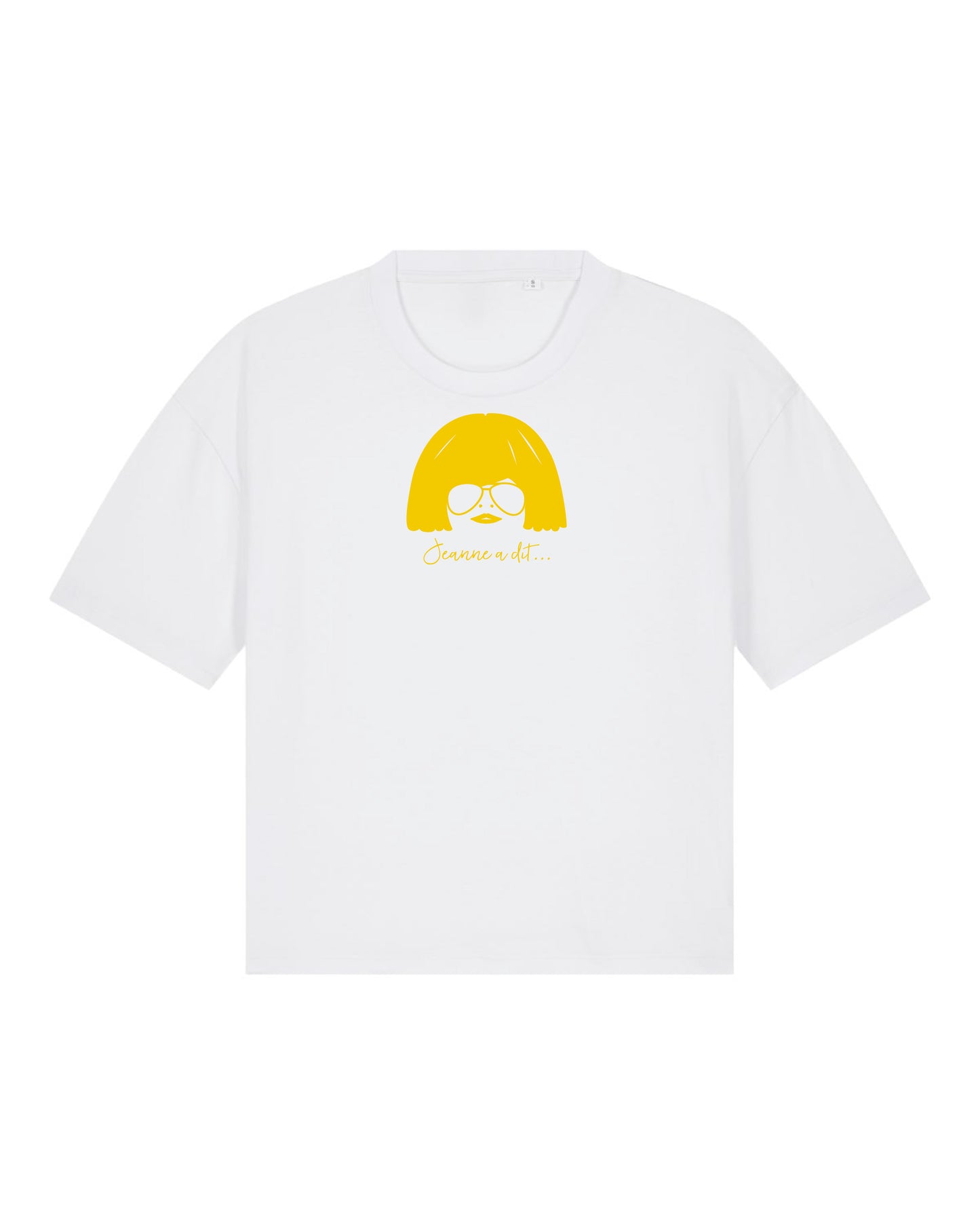 Large women's organic cotton T-shirt "Flower"