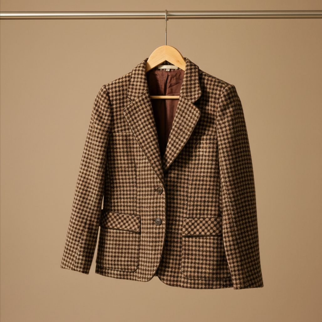 La veste vintages en tweed