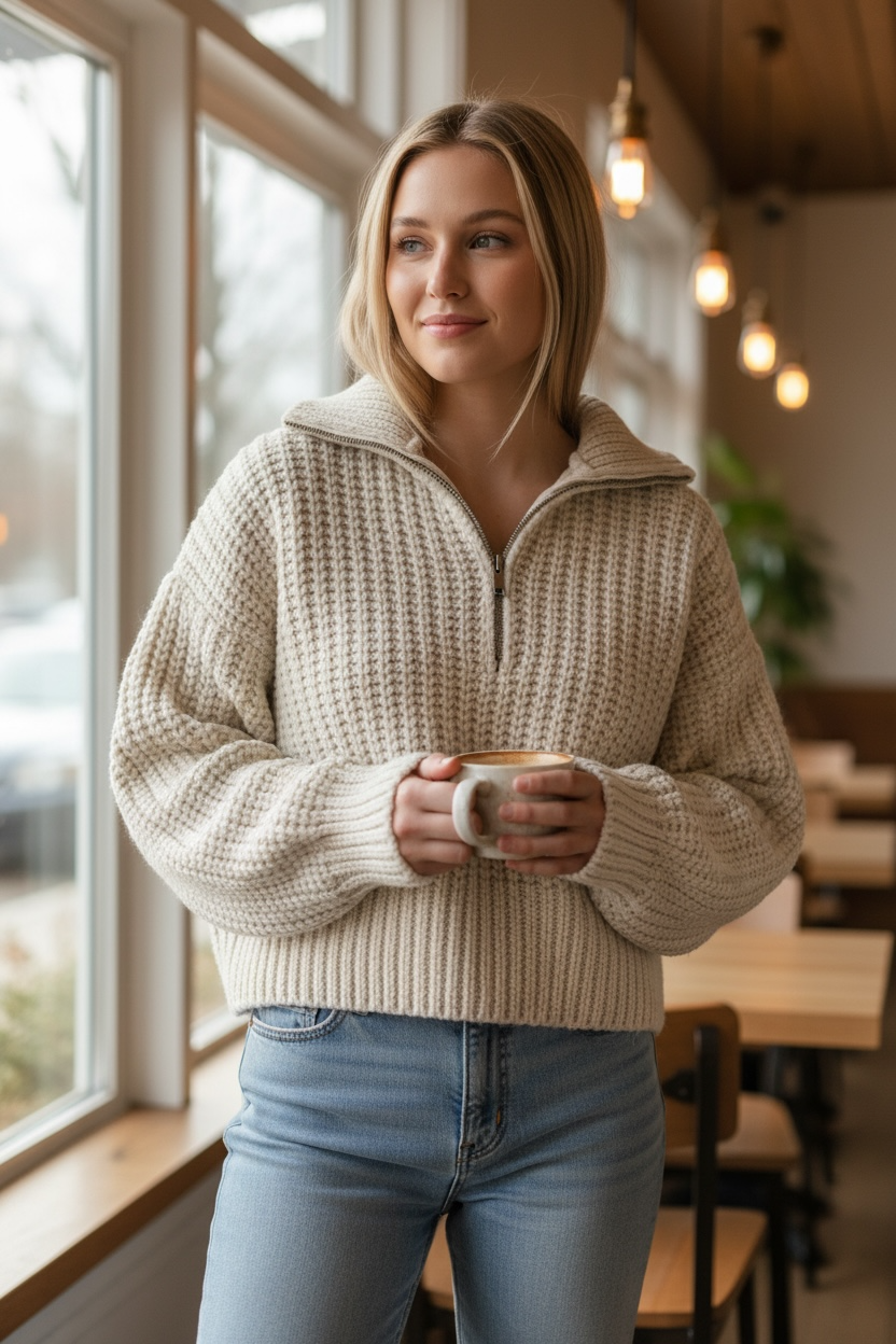 Les pulls vintage de Jeanne "Olympe"