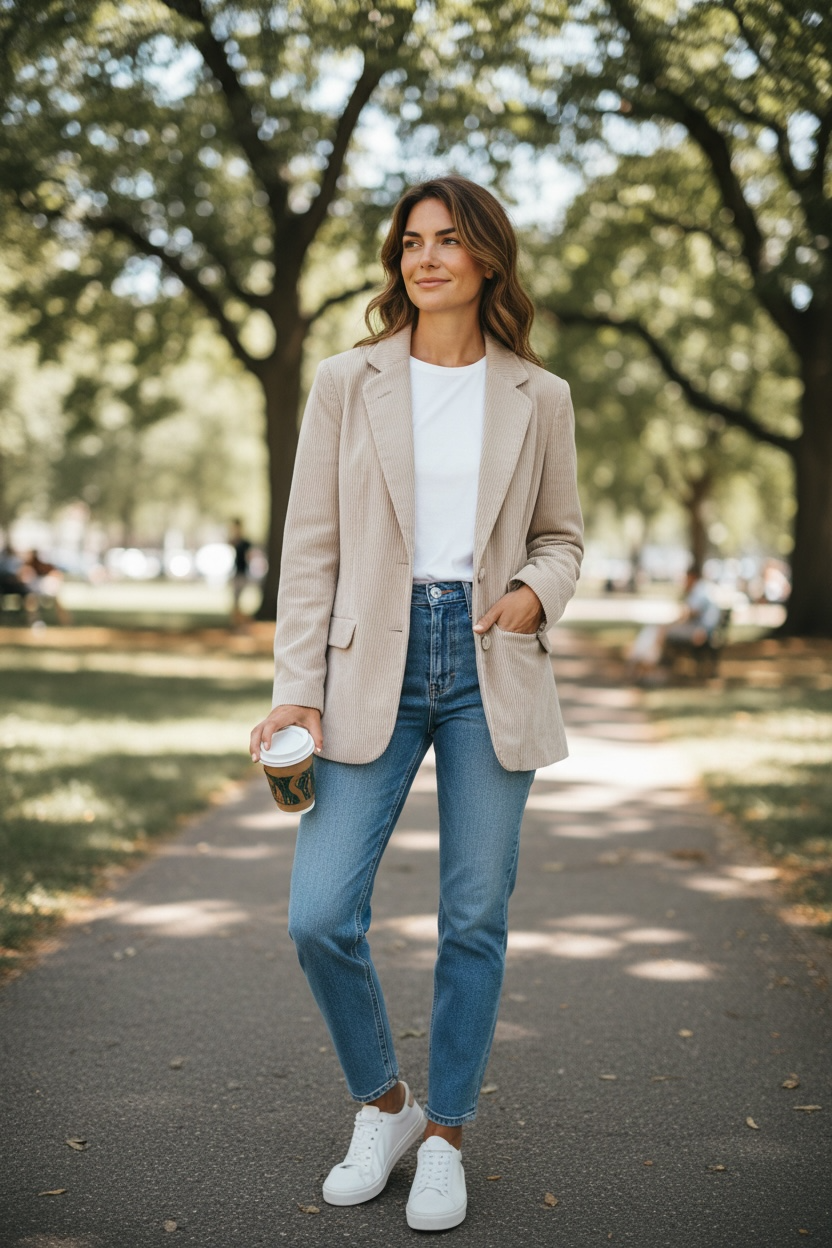 La veste vintage en velour de Jeanne