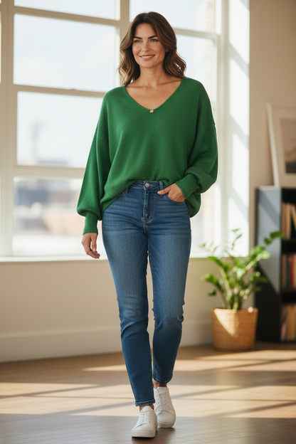 Jersey de mujer de lana merino Made in France "Héléna"