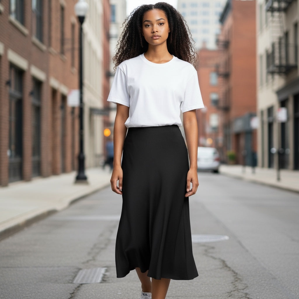 Made in France "Falbala" winter skirt