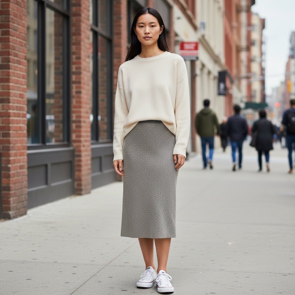 Made in France "Falbala" winter skirt