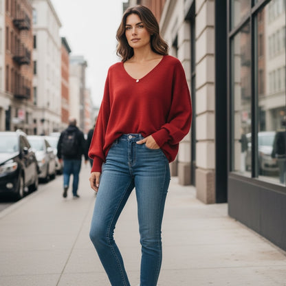 Jersey de mujer de lana merino Made in France "Héléna"