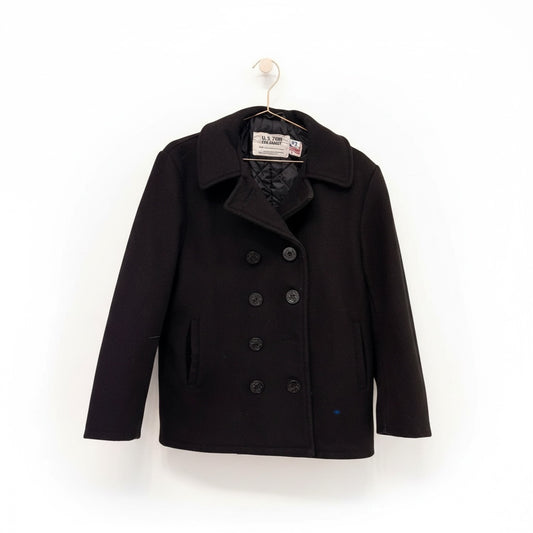 Caban vintage en lainage upcyclé de Jeanne