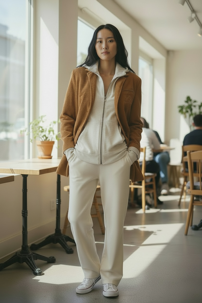 La veste vintage en velour de Jeanne