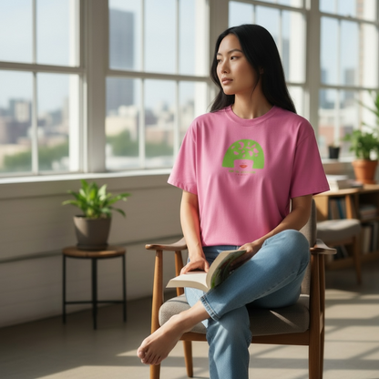 T-shirt femme Juliette "let the music play" en coton Bio