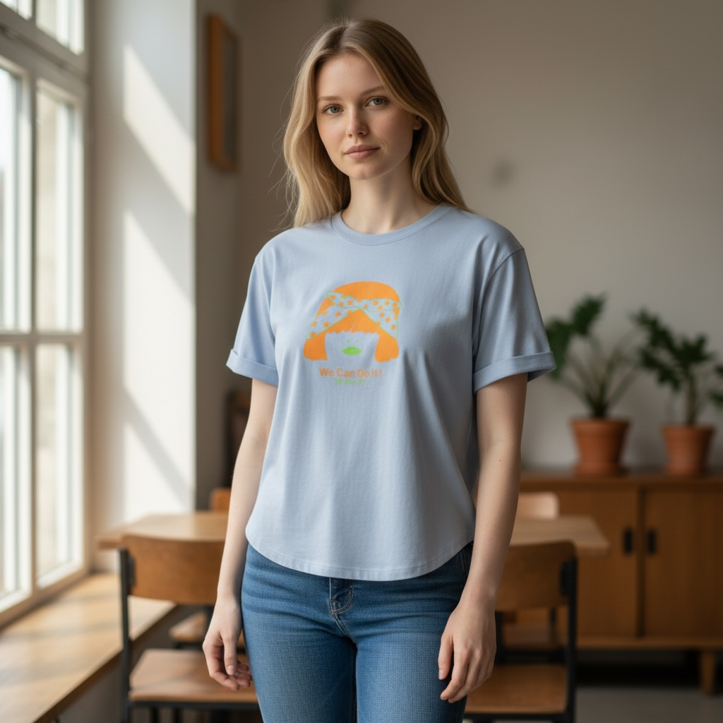 Camiseta grande de mujer de algodón orgánico "Ya es suficiente"