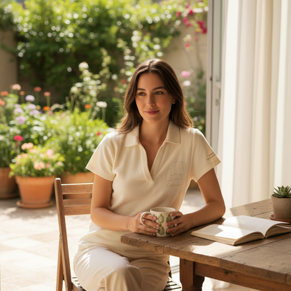 T-shirt polo femme en éponge Bob "Iconique"