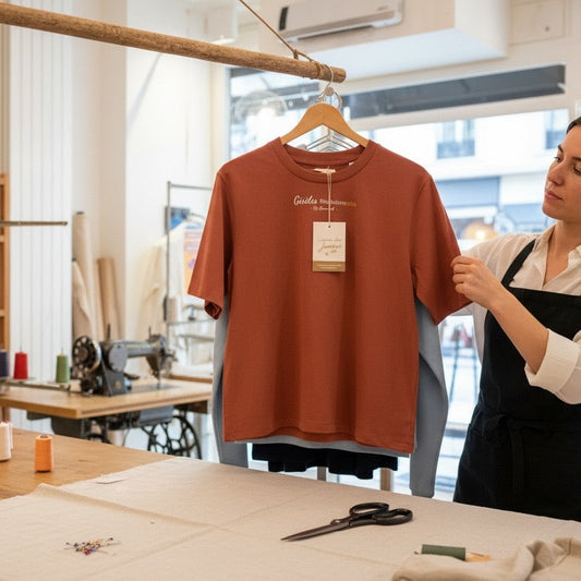 T-shirt manches au coude en coton Bio " Gisèles revolutionnelles"