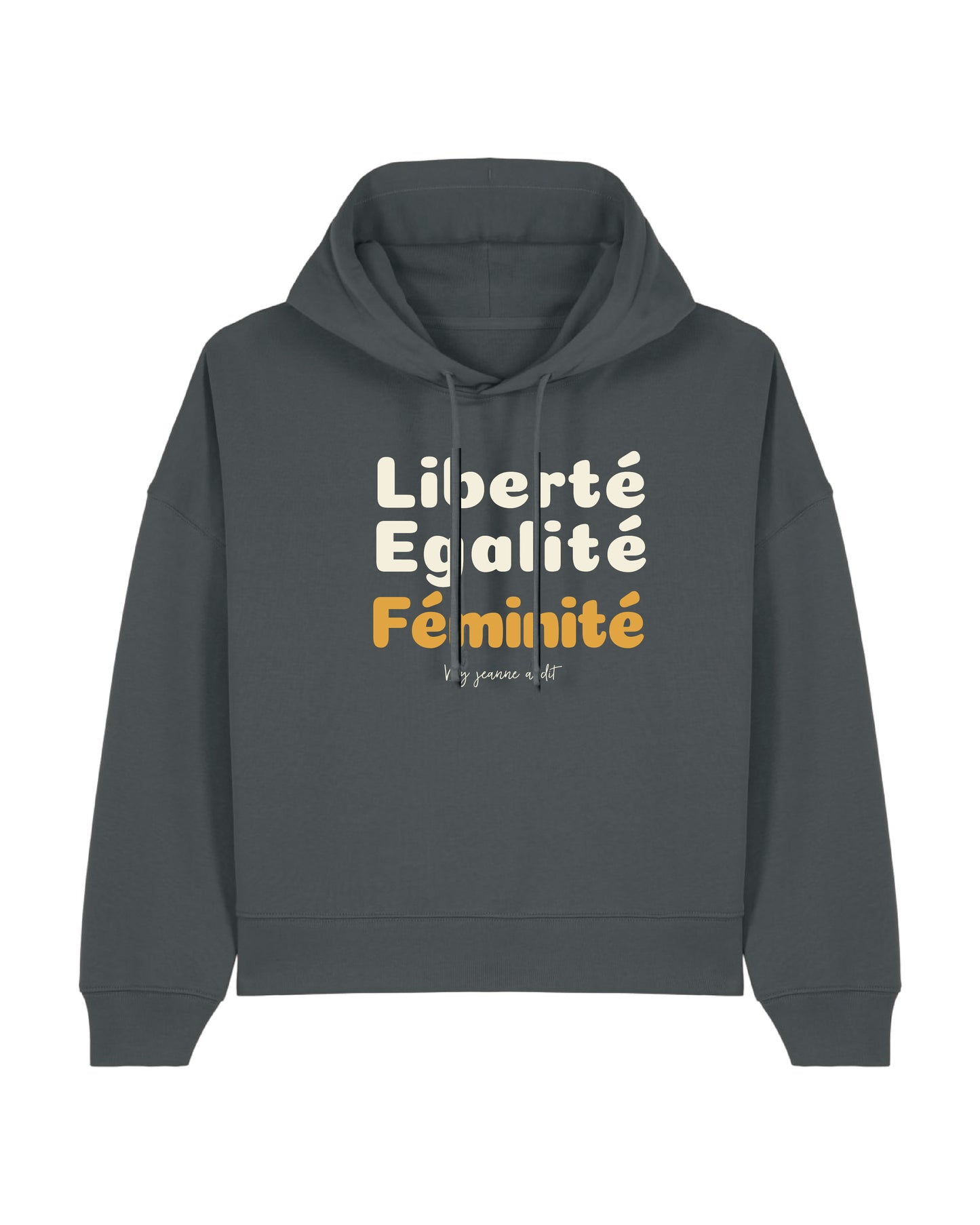 Sweat BOXY à capuche pour femme  "LEF"