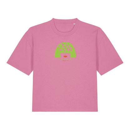 T-shirt femme Juliette "let the music play" en coton Bio