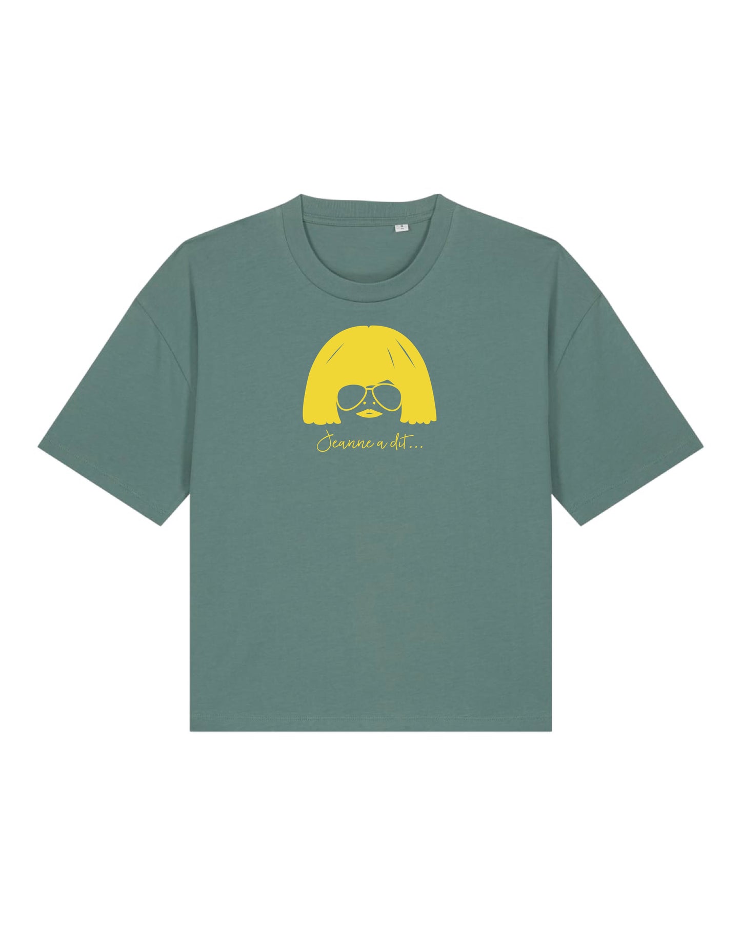 Large women's organic cotton T-shirt "Flower"