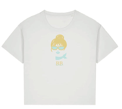 Large women's organic cotton T-shirt "Flower"