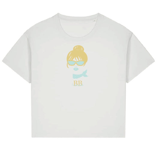 Camiseta grande de mujer de algodón orgánico "Flor"