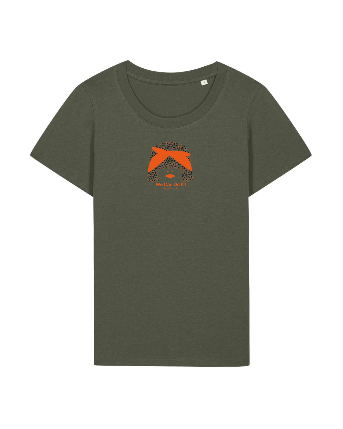 Camiseta mujer algodón orgánico "Cebra"