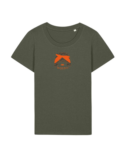Camiseta mujer algodón orgánico "Cebra"