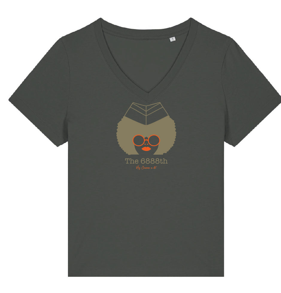 T-shirt femme en coton Bio George "The 6888th"