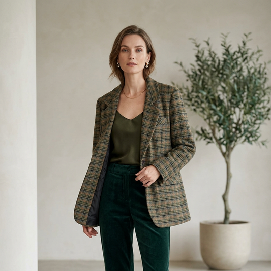 La veste vintages en tweed