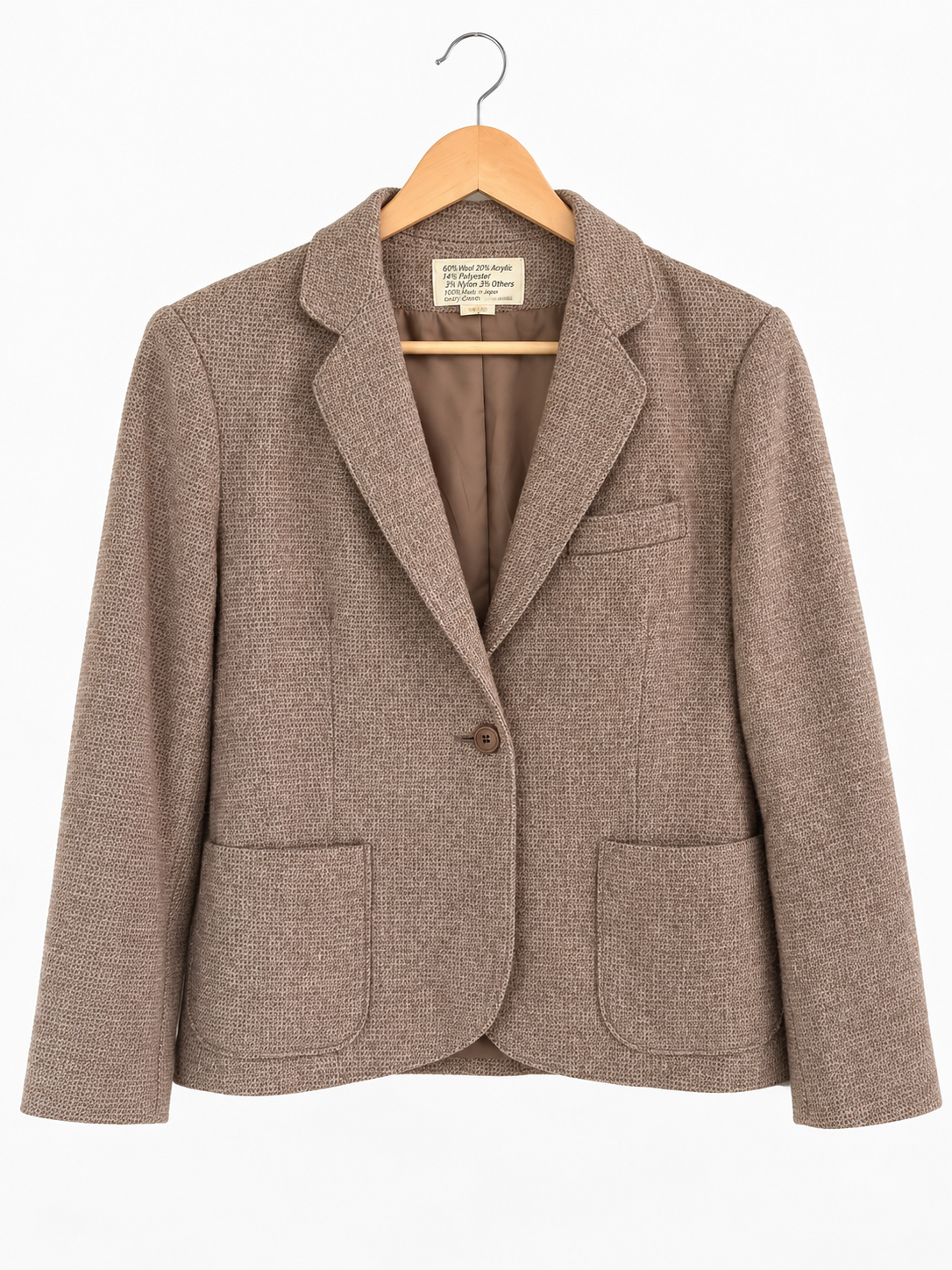 La veste vintages en tweed