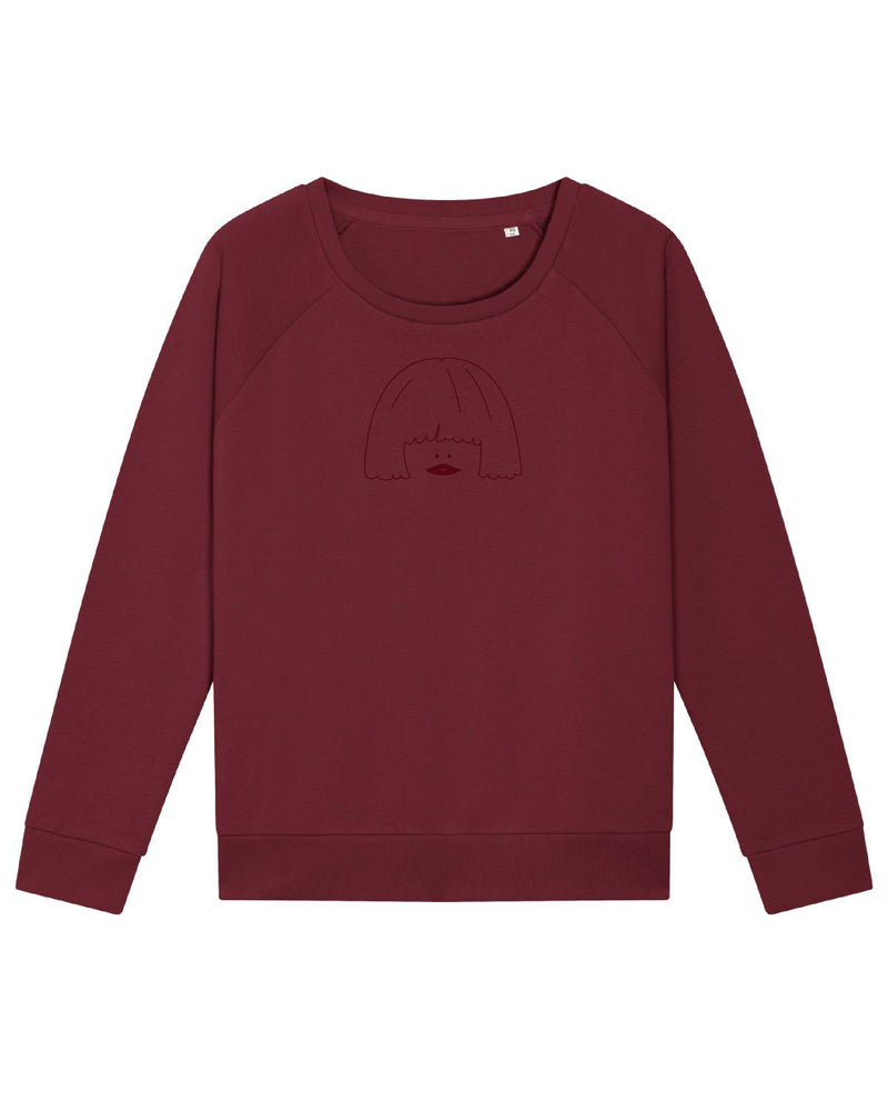 Sudadera extra de mujer "bordado icónico"