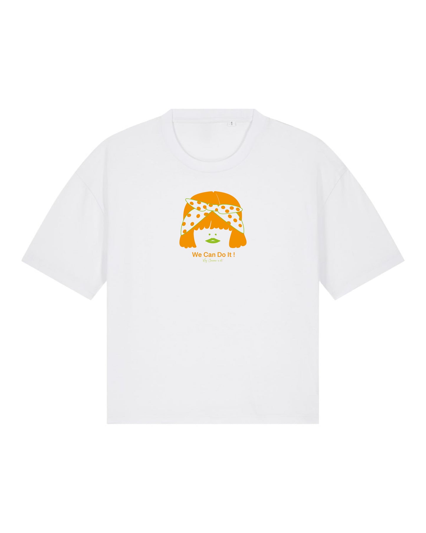 Camiseta grande de mujer de algodón orgánico "Flor"