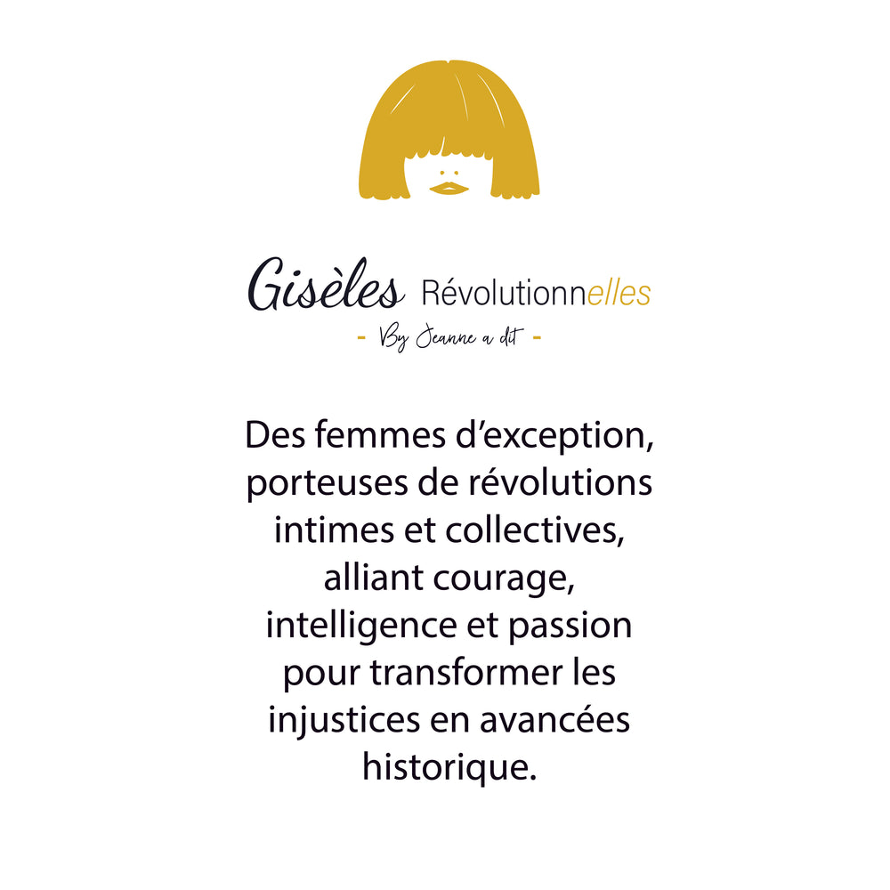 Sweat femme crop en coton Bio "Gisèles Révolutionnelles"