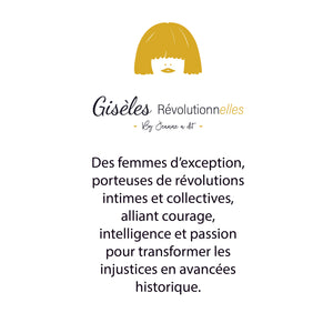 Sweat femme crop en coton Bio "Gisèles Révolutionnelles"