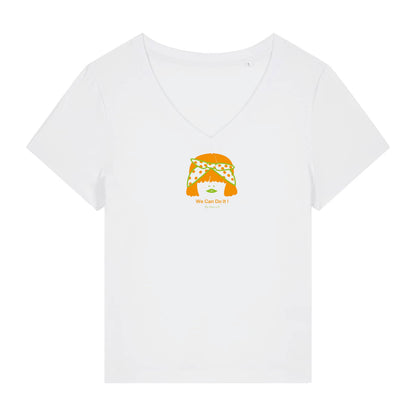 Camiseta de algodón orgánico mujer George "We can do it"