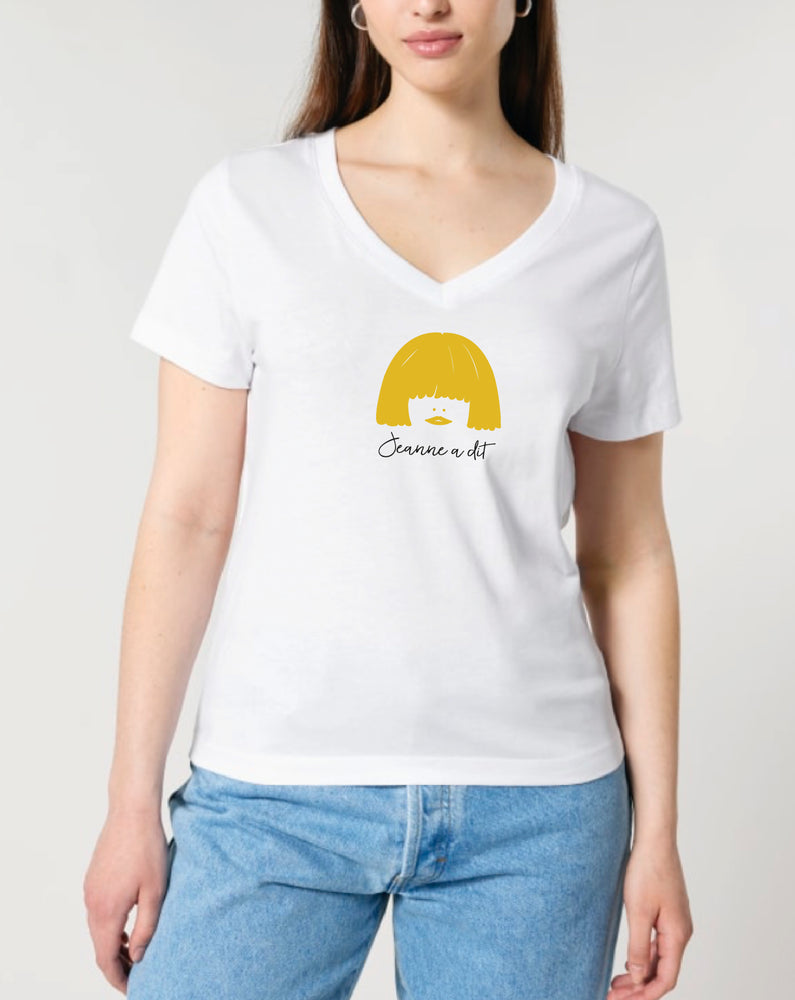 George "Iconic" organic cotton women's t-shirt with mini visual