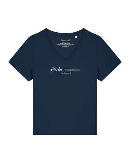 T-shirt femme en coton bio George " Giselles révolutionnelle "