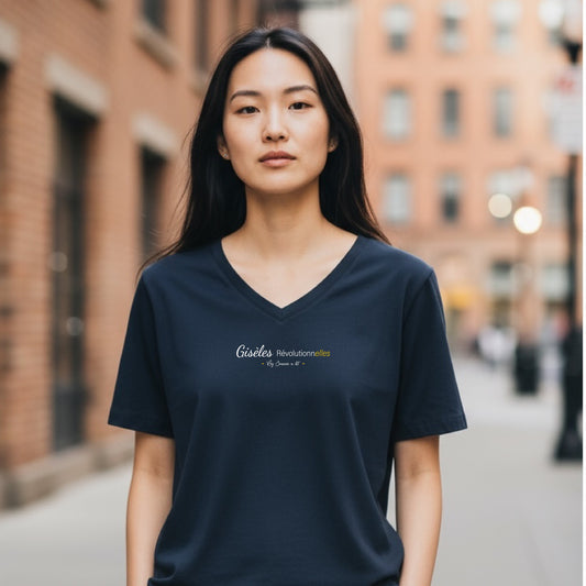 T-shirt femme en coton bio George " Giselles révolutionnelle "