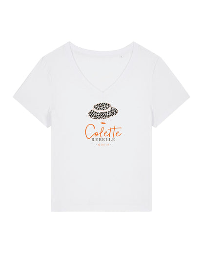 Camiseta de algodón orgánico mujer George "Colette Rebelle"