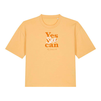 Large women's organic cotton T-shirt "Flower"