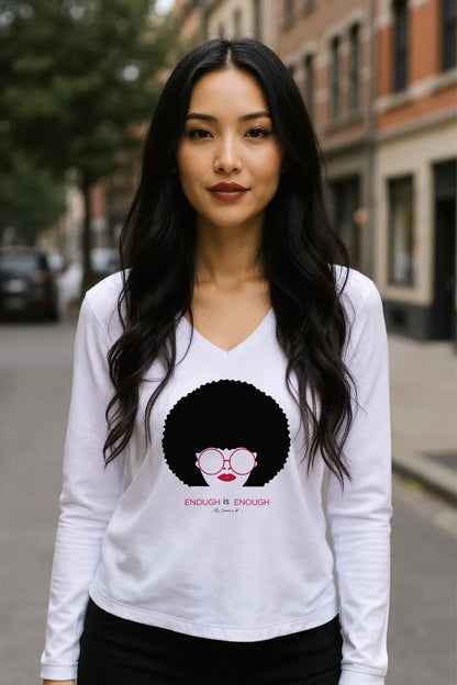 Camiseta de mujer "Iconic" de manga larga de algodón orgánico