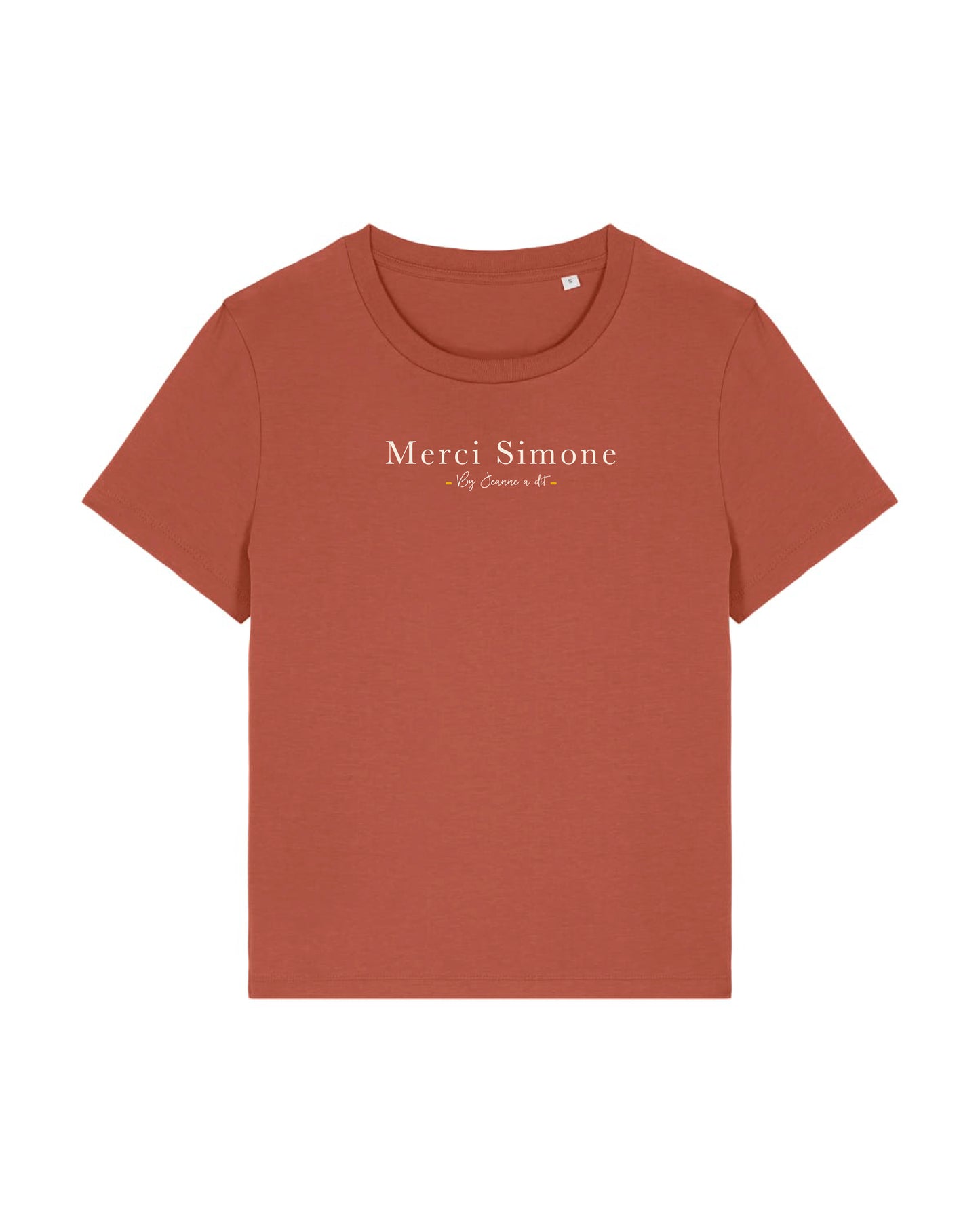 "Iconic" organic cotton women's t-shirt