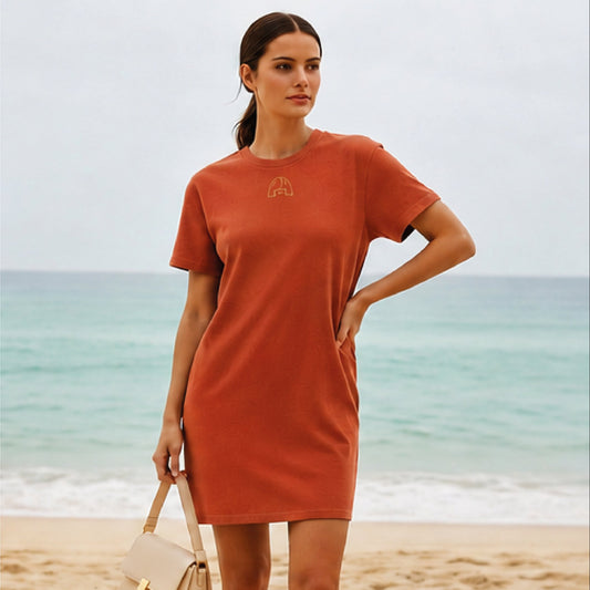Robe en éponge femme