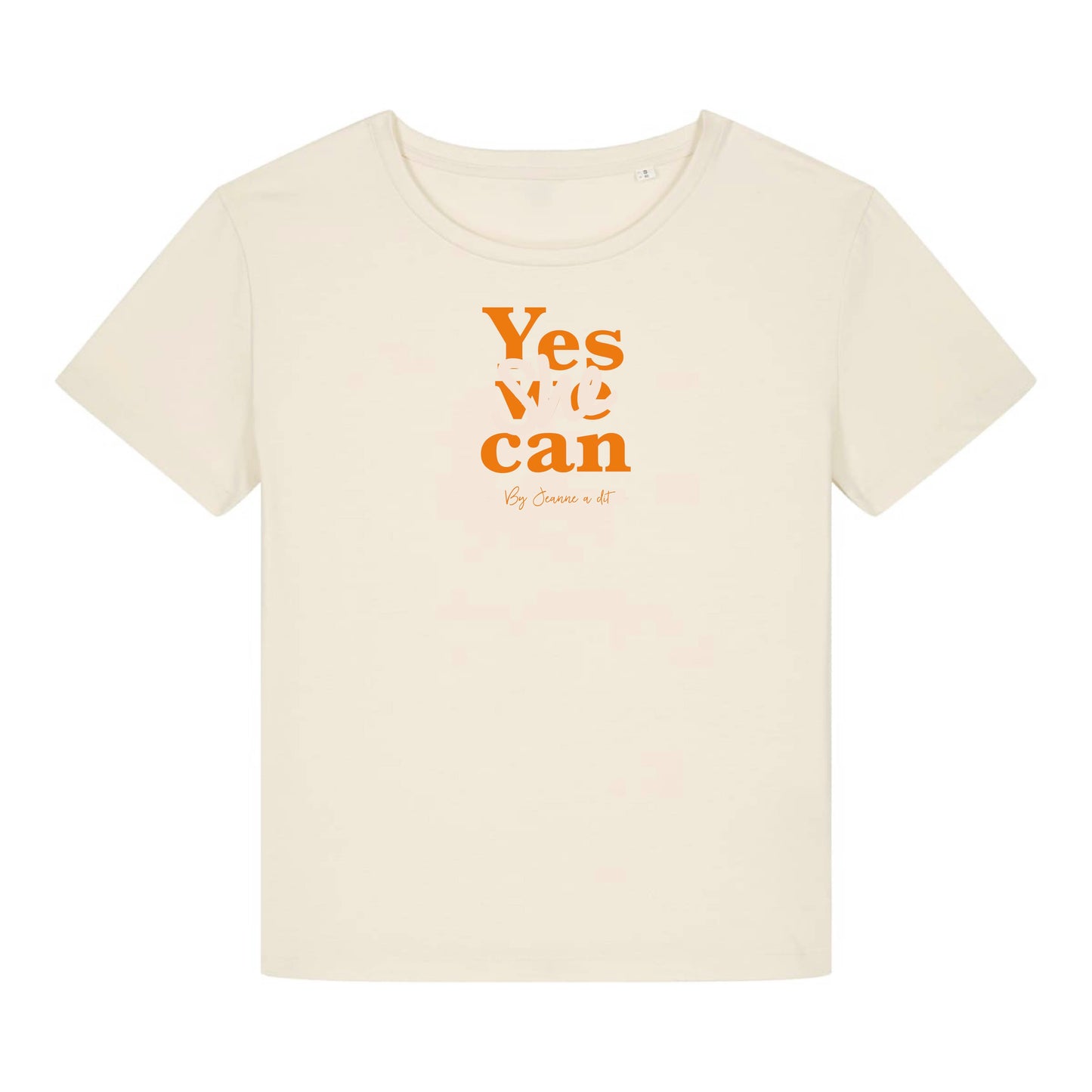 T-shirt femme Rosa en coton Bio " Yes she can "