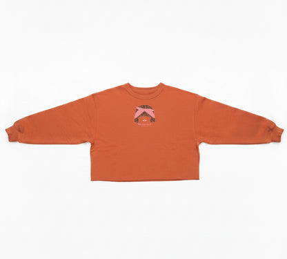Sudadera con capucha Cropissime para mujer de "Jeanne" en algodón orgánico