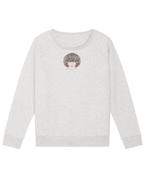 Sweat femme en coton Bio "Enough is enough" léopard