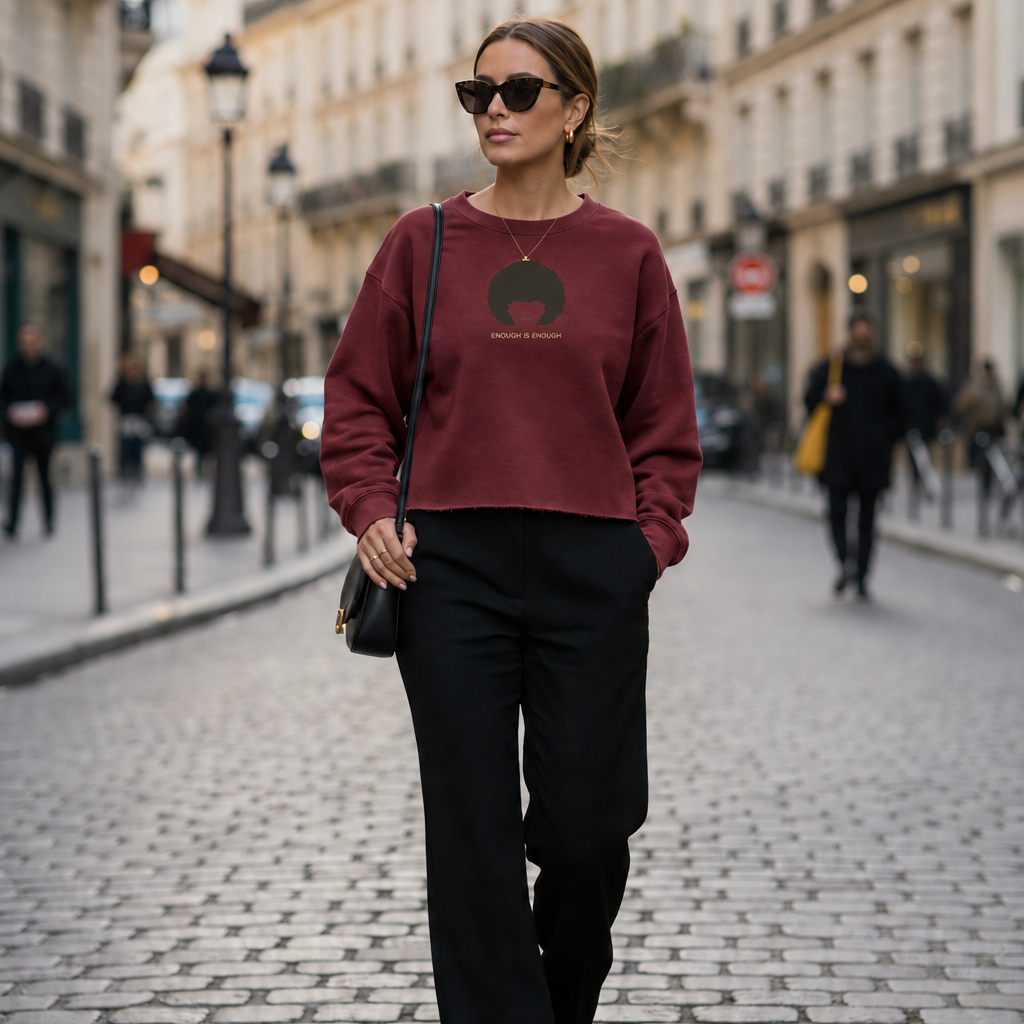 Sweat bordeaux enough is enough