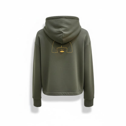 Sudadera tipo chaqueta con cremallera de algodón orgánico 