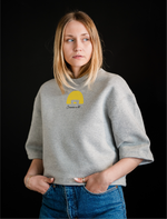 "Iconic" women's cropped sweatshirt