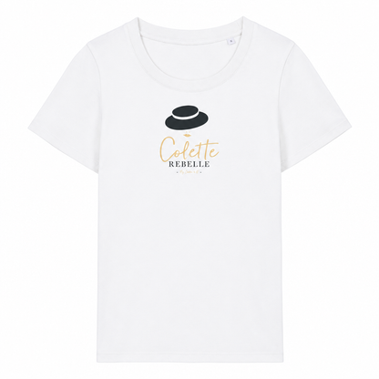 T-shirt blanc avec le logo Colette Rebelle
