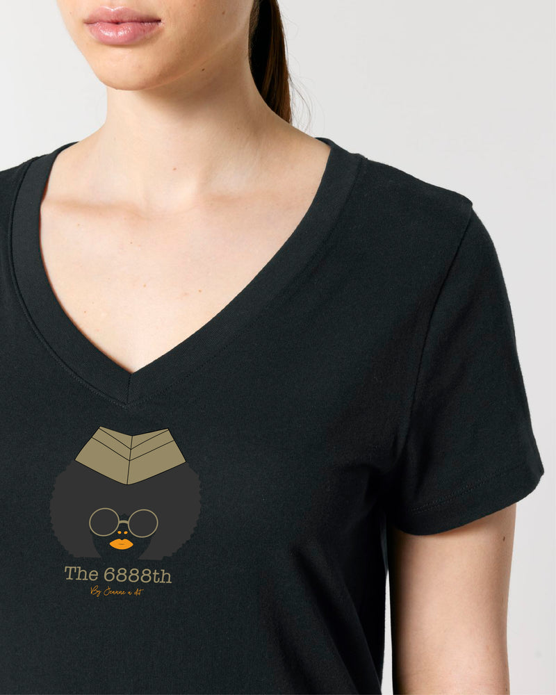 T-shirt femme en coton Bio George "The 6888th"