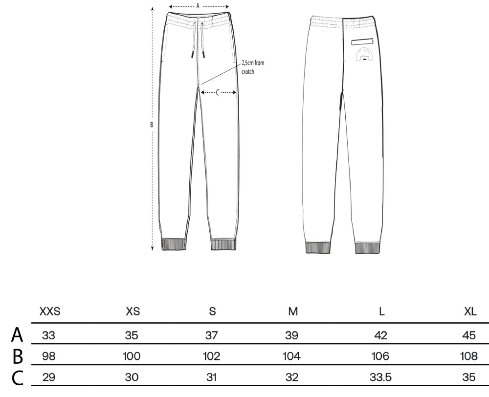 Pantalon mixte en molleton "Jump" de Jeanne