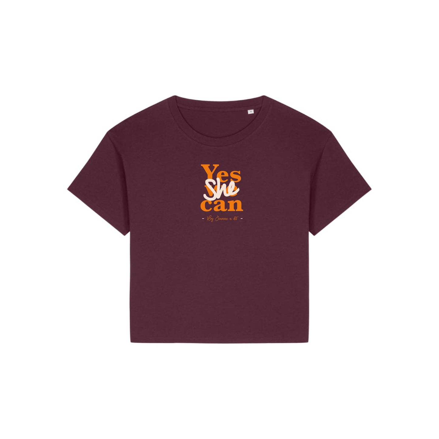 T-shirt femme en Tencel "Yes she can"