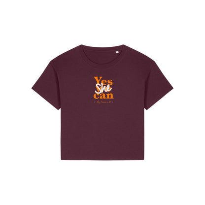 T-shirt femme en Tencel "Yes she can"