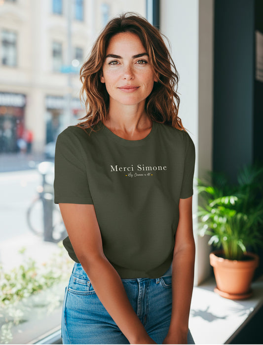 Camiseta mujer algodón orgánico "Cebra"